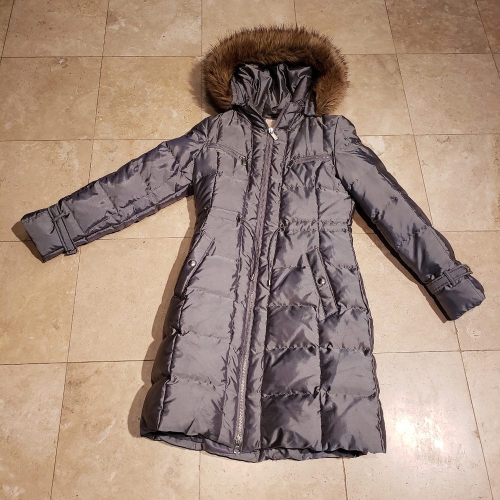 Michael Kors Puffer Parka - S - Silver